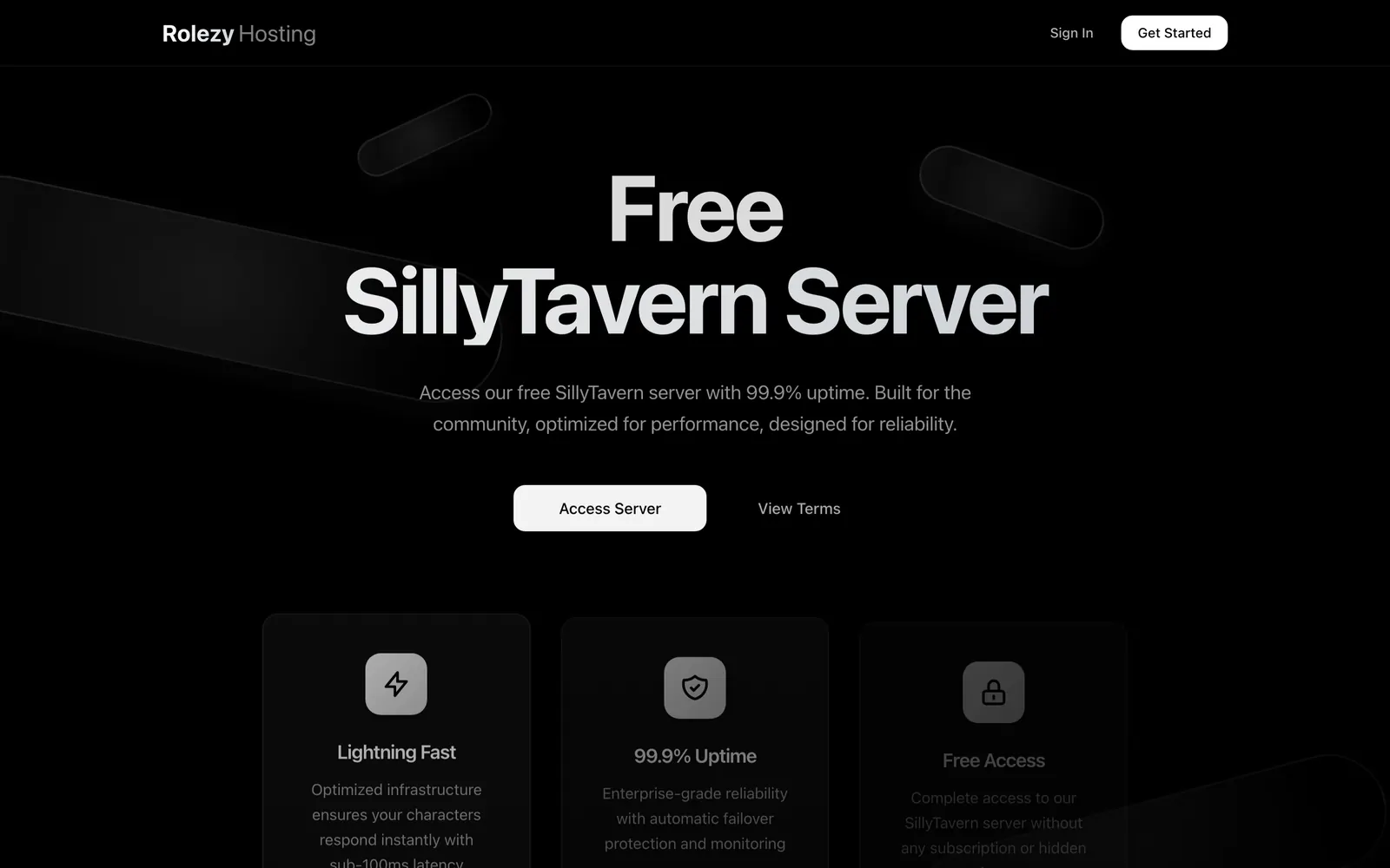 The old Rolezy site at old.rolezy.com